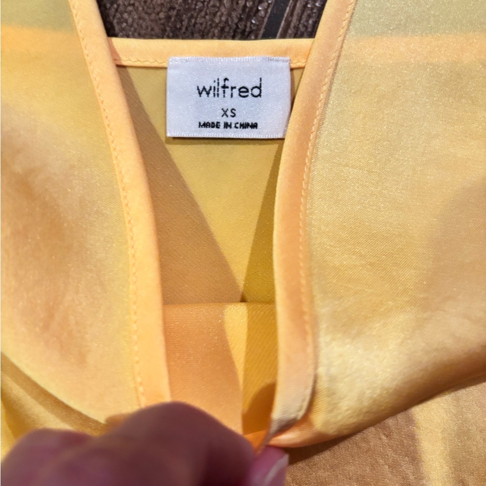 Wilfred Only Slip Dress- Yellow - Picture 2 of 5